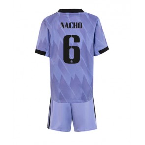 Real Madrid Nacho #6 babykläder Bortatröja barn 2022-23 Korta ärmar (+ Korta byxor)